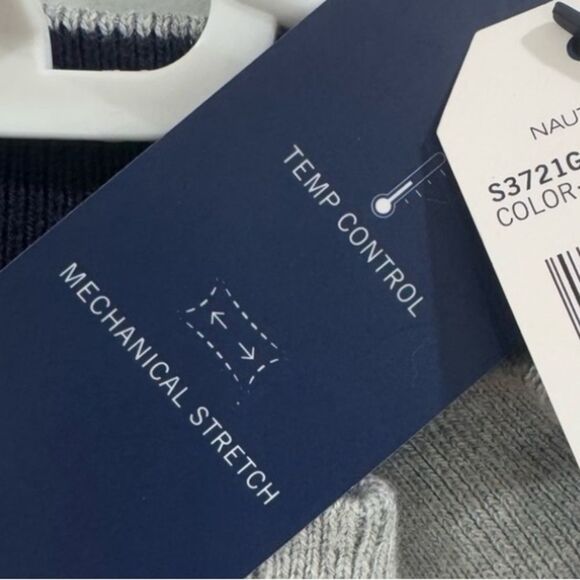 Nautica Navtech black fleece 1/4 zip fleece pullover sweatshirt size large NWT - Picture 7 of 8